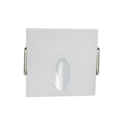 Westgate Mfg Mini Square Step Light, 2W, 12V, 3000K, White, SLM-S1-12V-30K-WH