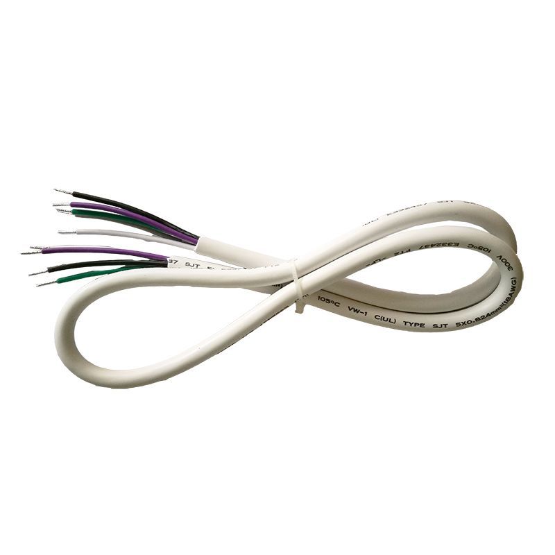 Westgate Mfg SJTW Cord, 18 AWG, 5-Conductor, 12 Ft., White, SCL-12FT-SJTW18/5