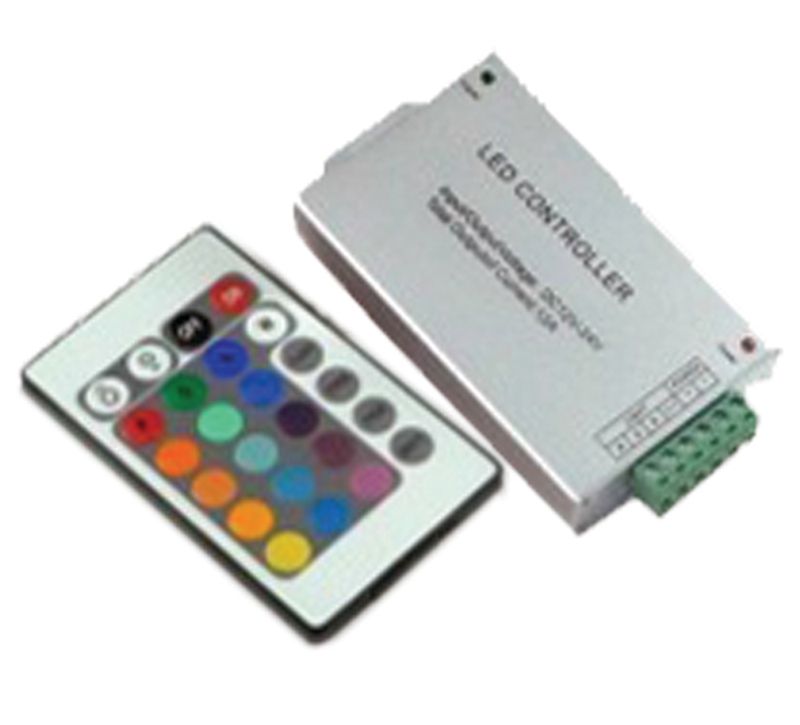 Westgate Mfg RGB Controller, 20-Key Remote, Hardwire, 12V/24V, LEDR-CTRL-20K-HD