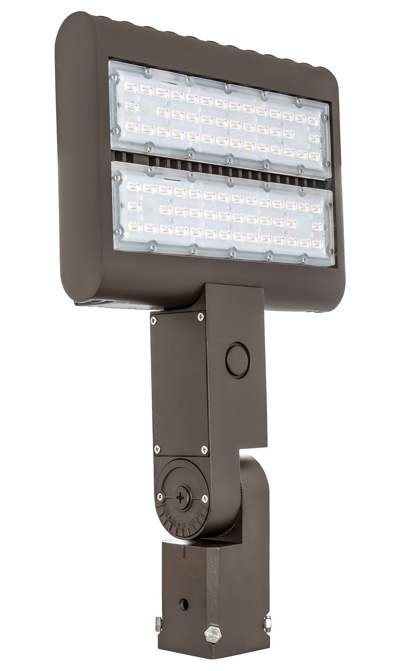 Westgate Mfg LF3 Slim LED Flood, 80W, 3000K, 0-10V Dimmable, Slipfitter, Dark Bronze, LF3-80WW-SF