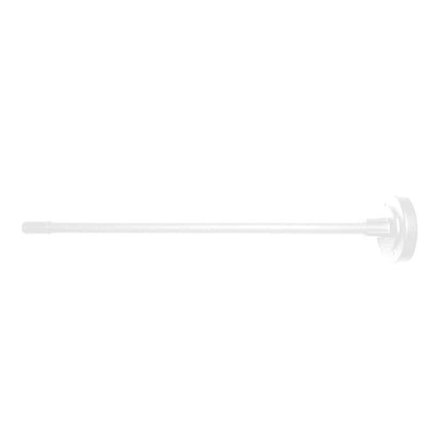 Westgate Mfg Flood Light Wall-Mounting Arm, 24", Metal Pipe / Aluminum Base, White, ACC-WMA-24-WH