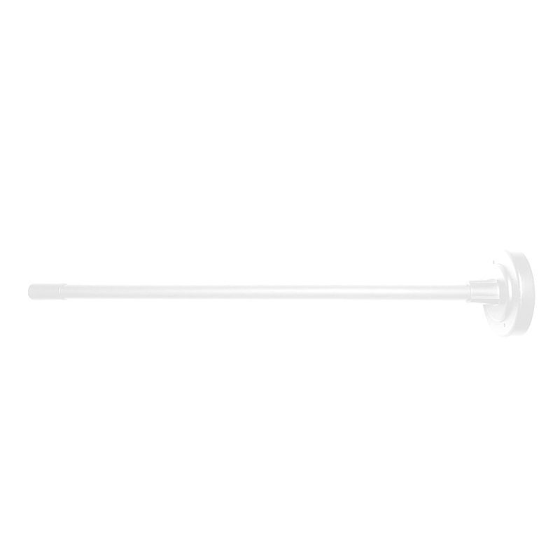 Westgate Mfg Flood Light Wall-Mounting Arm, 24", Metal Pipe / Aluminum Base, White, ACC-WMA-24-WH