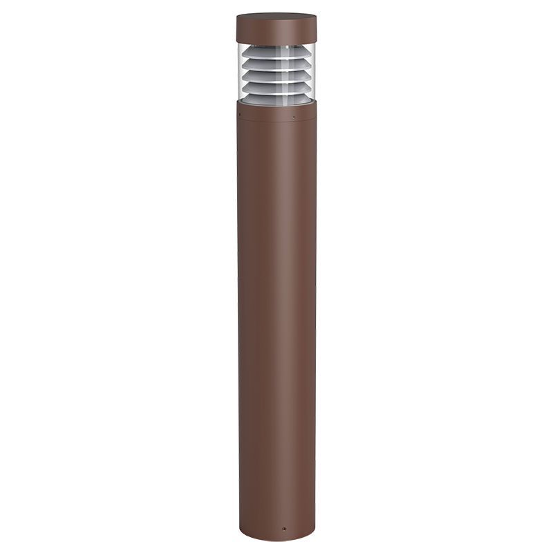 Westgate Mfg Bollard 42 In. Round Cone Reflector, 12-22W, CCT Selectable, 0-10V, Bronze, BOL-42-R-L-C-MCTP-BR