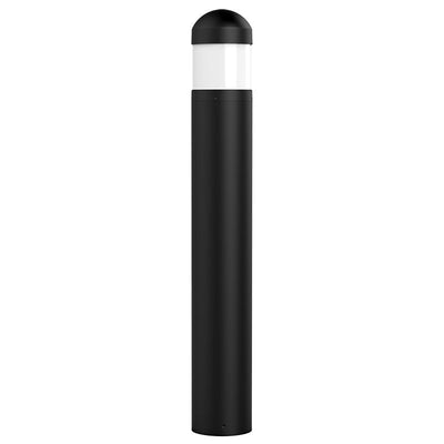 Westgate Mfg Bollard 44 In., 12-22W, CCT Selectable, 0-10V Dimmable, Black, BOL-44-R-C-F-MCTP-BK