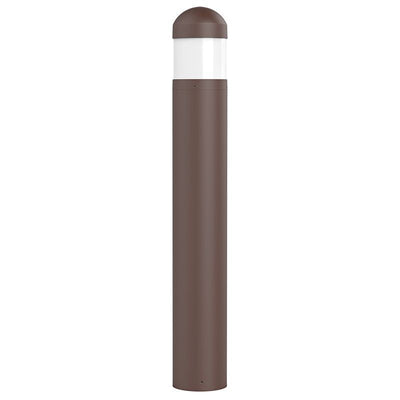 Westgate Mfg Bollard 44 In., 12-22W, CCT Selectable, 0-10V Dimmable, Bronze, BOL-44-R-C-F-MCTP-BR
