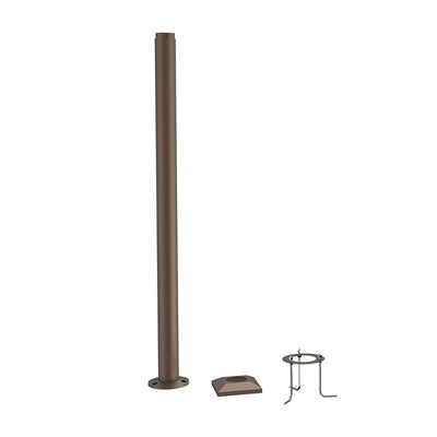 Westgate Mfg Bollard Pole System 5 Ft. Base, Bronze, BPS-BASE-5FT