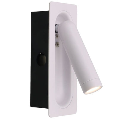 Westgate Mfg Bedside Reading Light Vertical, 3W, 3000K, CRI 90, White, BRL-RV-WH