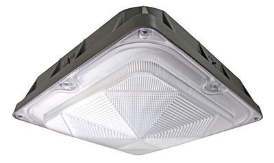 Westgate Mfg CDL2 Canopy Light, 45W, 5000K, 0-10V Dimmable, Microwave Motion Sensor, Bronze, CDL2-45CW-M