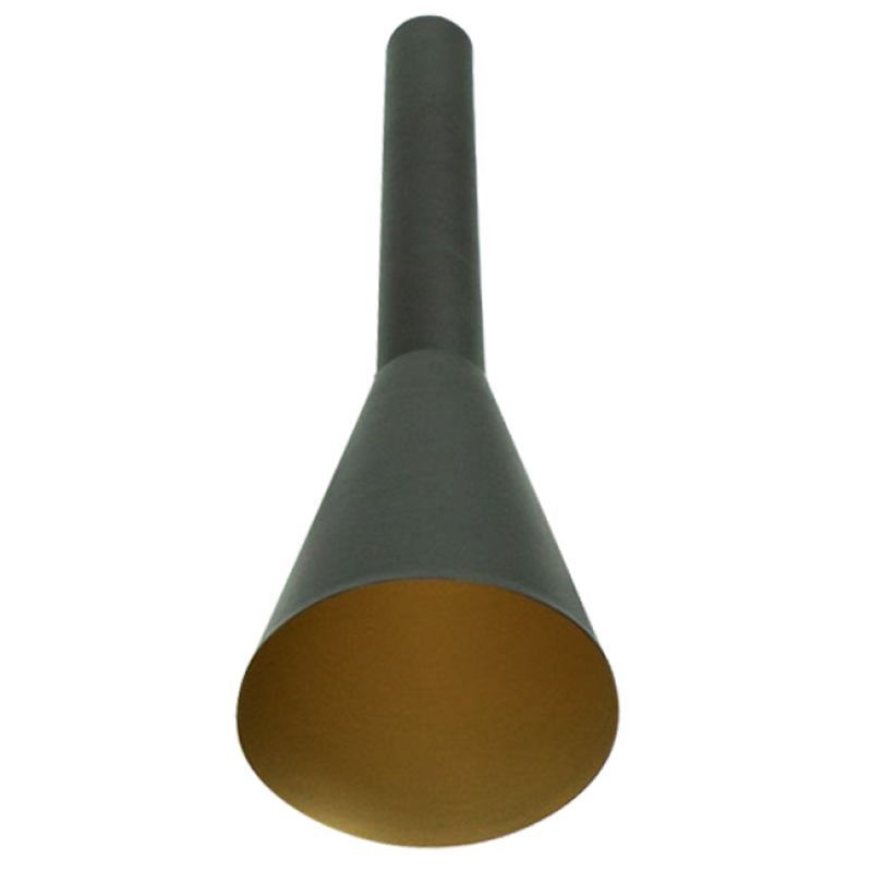 Westgate Mfg CMC2 Decorative Cone Reflector, Black and Gold, CMC2-DCR-BG
