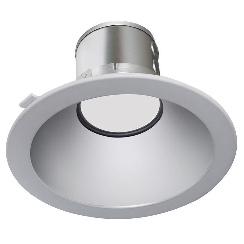 Westgate Mfg CRLC8 Commercial Recessed Downlight, 10/15/20W, CCT Selectable, 0-10V Dimmable, Haze, CRLC8-20W-MCTP-D-WH