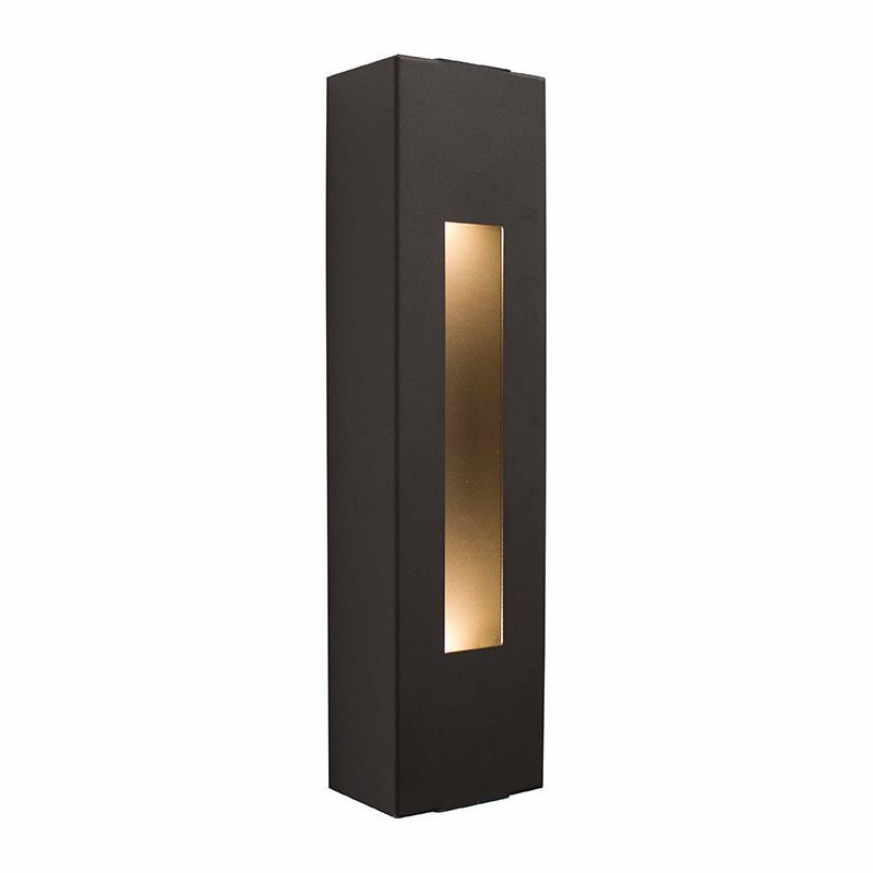 Westgate Mfg Crest Wall Sconce Light, 10W, 4000K, IP65, Dark Bronze, CRE-02-40K-BR