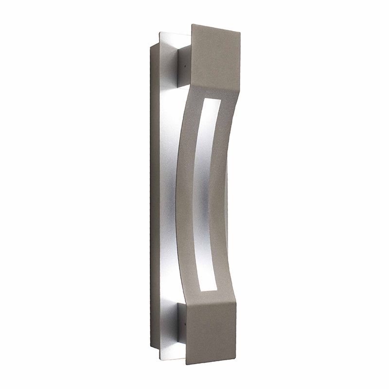 Westgate Mfg CRE-04 LED Wall Sconce, 10W, 3000K, 120-277V, Silver, CRE-04-30K-SIL