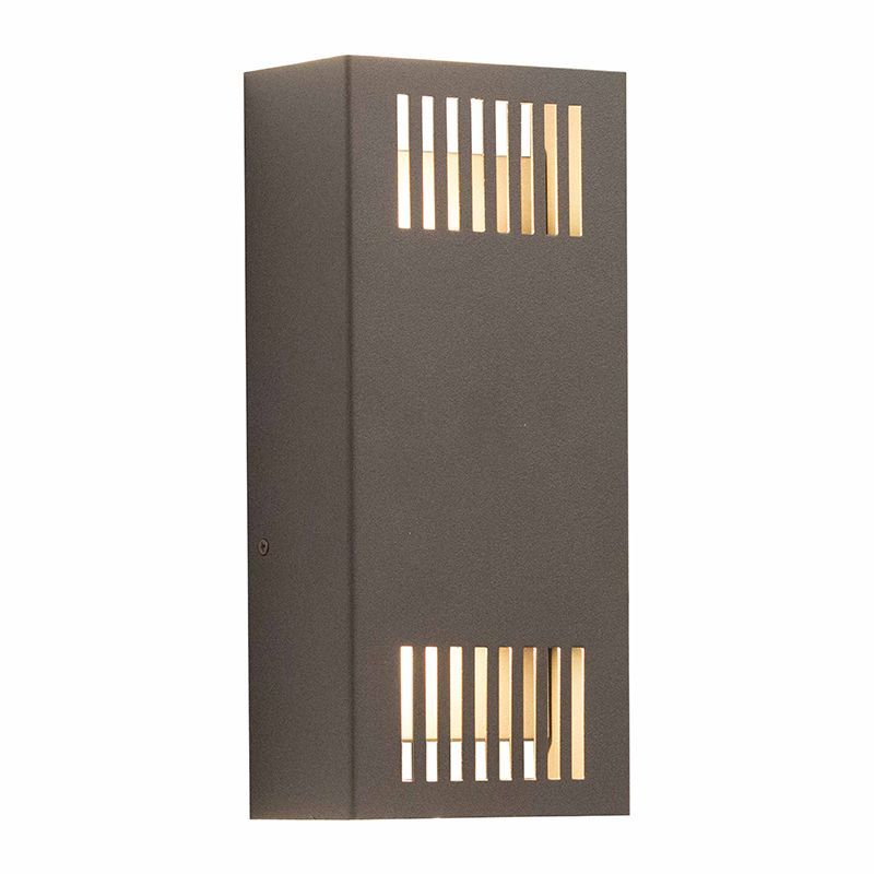 Westgate Mfg CRES-52 Wall Sconce, 15W, 5000K, IP65, Dark Bronze, CRES-52-50K-BR