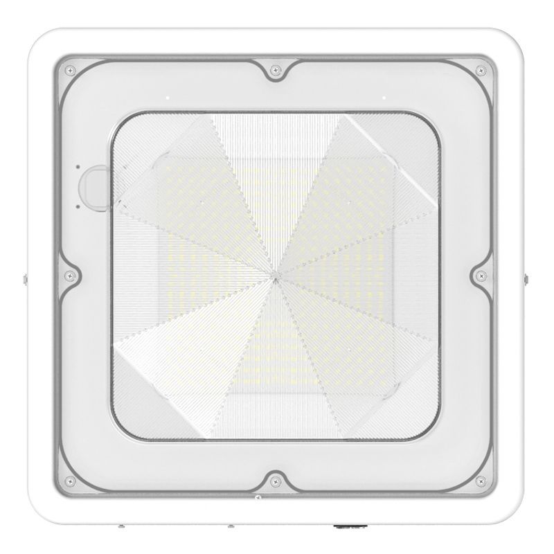 Westgate Mfg Builder Series Indoor Square Canopy Light, 40/60/80W, CCT Selectable, 0-10V, White, CXES-40-80W-MCTP-WH