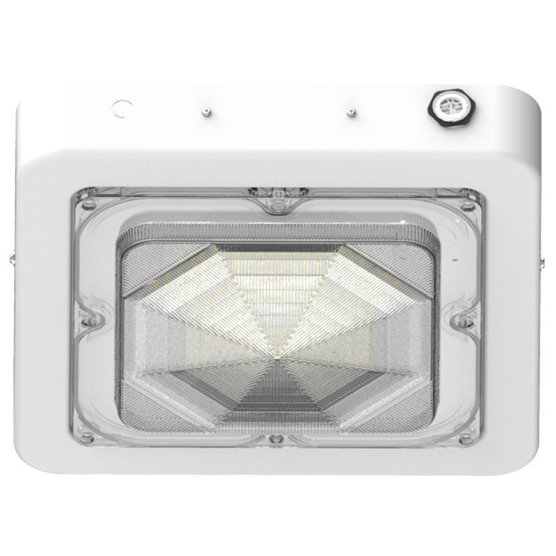 Westgate Mfg Builder Series Indoor Square Canopy Light, 30/45/60W, CCT Selectable, 0-10V, White, CXES-30-60W-MCTP-WH