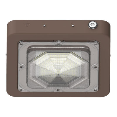 Westgate Mfg Builder Series Indoor Square Canopy Light, 30/45/60W, CCT Selectable, Emergency Backup, 0-10V, Bronze, CXES-30-60W-MCTP-EM