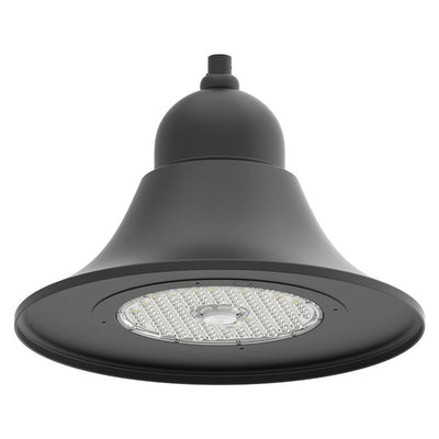 Westgate Mfg DAB Decorative Area Bell Model B, 23 In., 80/100/150W, CCT Selectable, 0-10V, Black, DAB-B23-80-150W-MCTP-SR