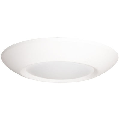 Westgate Mfg 4 In. Disk Light, 10W, CCT Selectable, TRIAC Dimming, Wet Location, White, DLSE4-MCT5