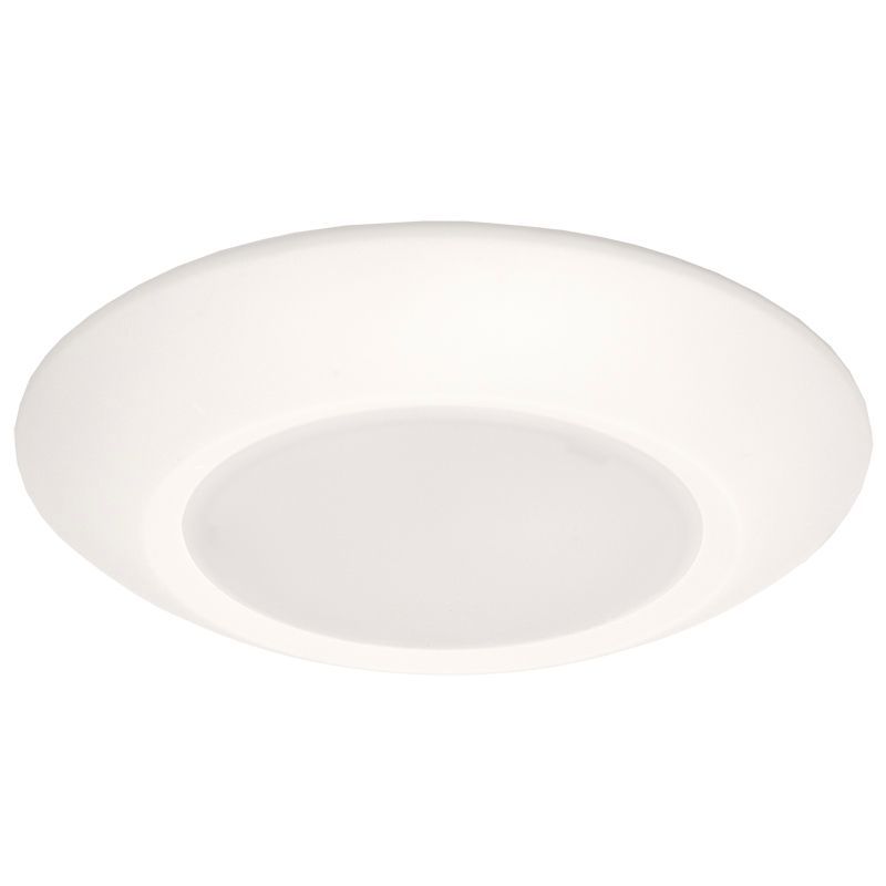 Westgate Mfg Disk Light, 15W, 4100K, TRIAC Dimming, Damp Location, White, DLSN6-41K