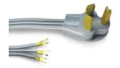 Westgate Mfg Dryer Cord, 4 Ft., 40A, 3-Wire, 10-30P, DRY4