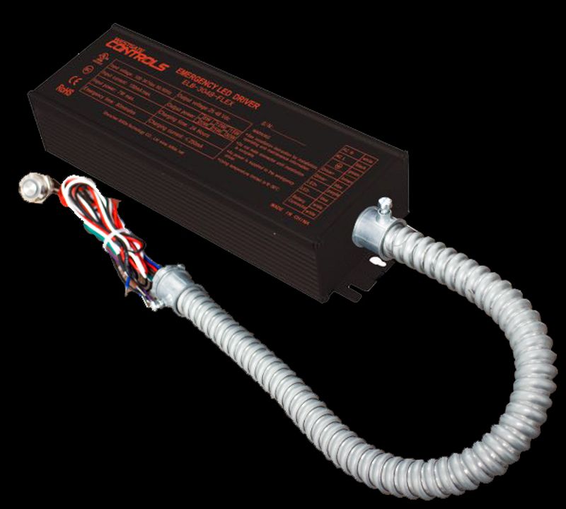 Westgate Mfg Emergency LED Backup, 30W, 250VDC, Li-Ion, External Driver, ELB-30250-FLEX