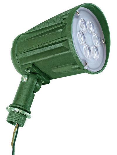 Westgate Mfg Bullet Flood Light, 15W, 3000K, 35° Beam, IP65, Bronze, FLD2-15WW-KN-GRN