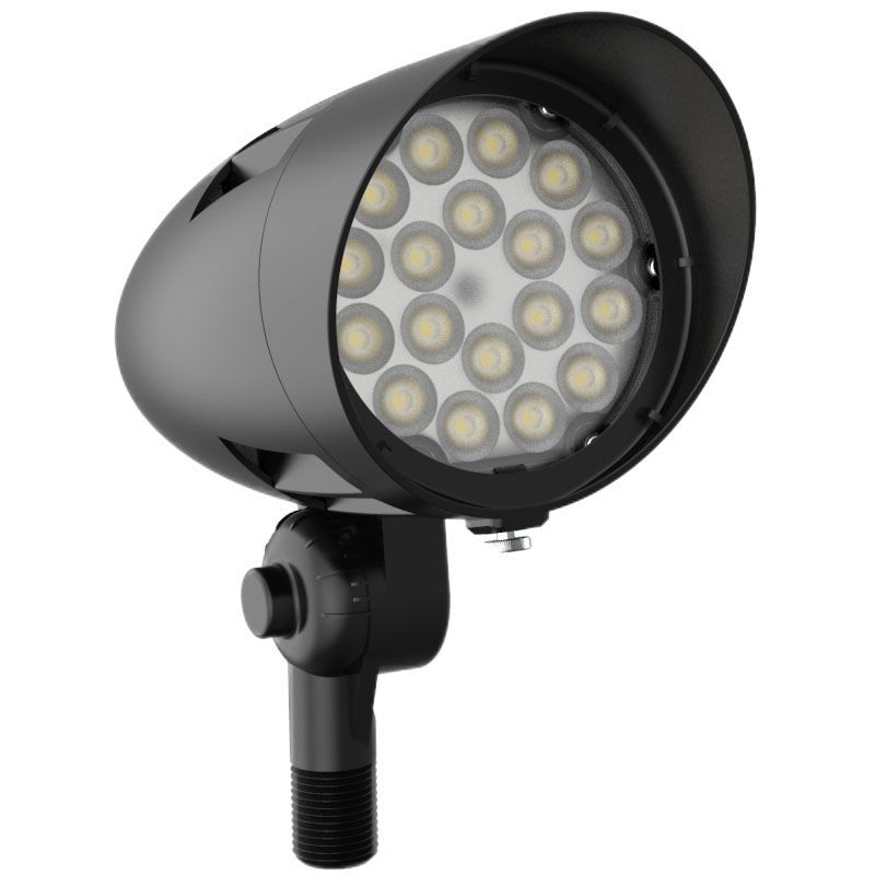 Westgate Mfg X-GEN BULLET Flood Light, 10/20/30W, 4000K, 0-10V, 60°, Black, FLDX-MD-10-30W-40K-BK