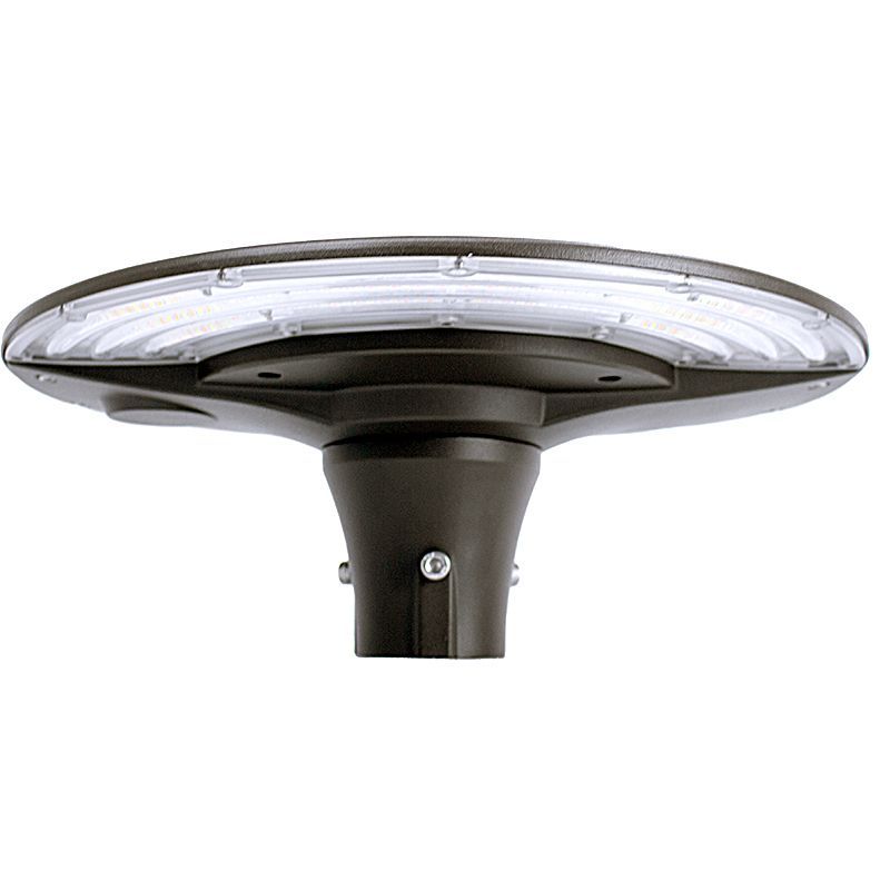 Westgate Mfg Garden Post-Top Light, 60/80/100W, CCT Selectable, 0-10V Dimming, Black, GPET-60-100W-MCTP