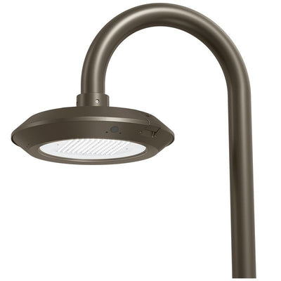 Westgate Mfg GPX Post Disk Light, 18/30/45/60W, CCT Selectable, 0–10V Dimming, 120–277V, Bronze, GPX-18-60W-MCTP-BM