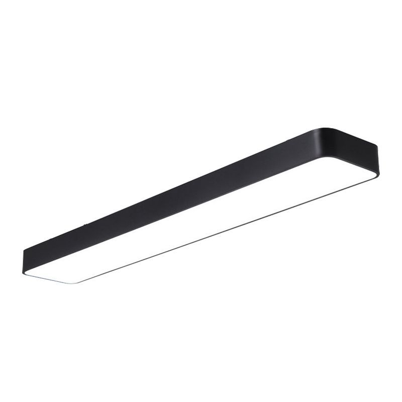 Westgate Mfg CCL Modern Surface Ceiling Light, 4 Ft., 36/48/60W, CCT Selectable, TRIAC/0-10V, Black, CCL-4FT-MCT5-DD-BK