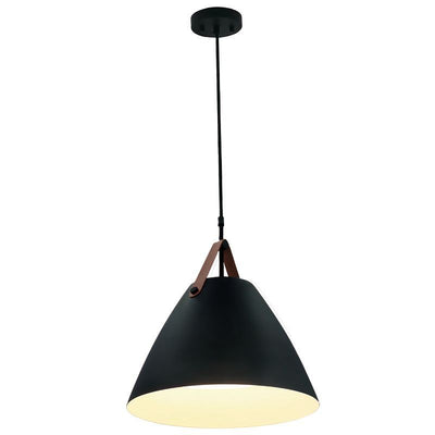 Westgate Mfg Nordic Design Pendant, 25W, CCT Selectable, CRI90, TRIAC Dimming, 120V, Black, LCFN-MCT5-BK