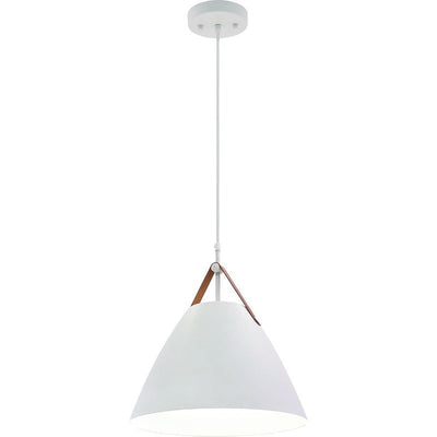 Westgate Mfg Nordic Design Pendant, 25W, CCT Selectable, CRI90, TRIAC Dimming, 120V, White, LCFN-MCT5-WH