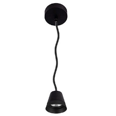 Westgate Mfg Cone Pendant, 6/9/12W, 30/40/50K, 6 Ft. Adjustable Cord, Black, LCFQ-MCT-BK