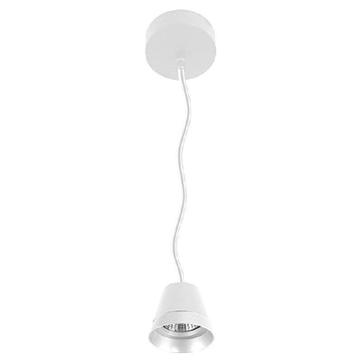 Westgate Mfg Cone Pendant, 6/9/12W, 30/40/50K, 6 Ft. Adjustable Cord, White, LCFQ-MCT-WH