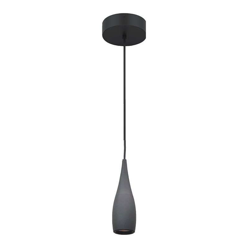 Westgate Mfg Wine Bottle Pendant Cylinder, 6/9/12W, CCT Selectable, TRIAC, 8 Ft. Cord, Black, LCFW-MCTP-BK