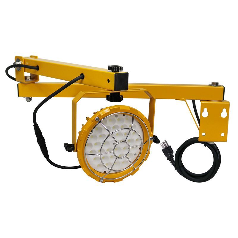 Westgate Mfg Loading Dock Light Round, 63W, 5700K, IP65, Yellow, LDL-R-63W-57K-A40