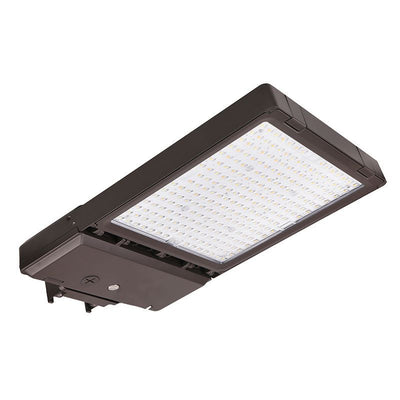 Westgate Mfg LFXMAX Maximum-Feature Area Flood Light, 70/100/150W, CCT Selectable, 480V, 0-10V, Bronze, LFXMAX-LG-70-150W-MCTP-PSR-480V