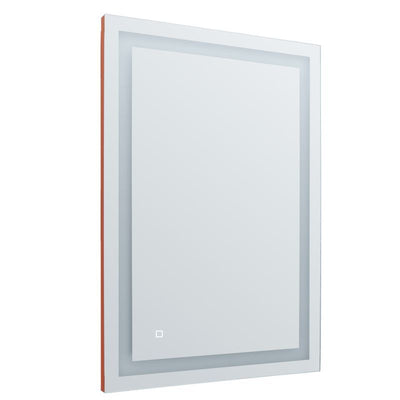 Westgate Mfg LED Mirror, 48W, CCT Selectable, CRI90, 120V, Stepless Dimming, 28 x 40 In., Orange, LMIR-54-2840-MCT-DF