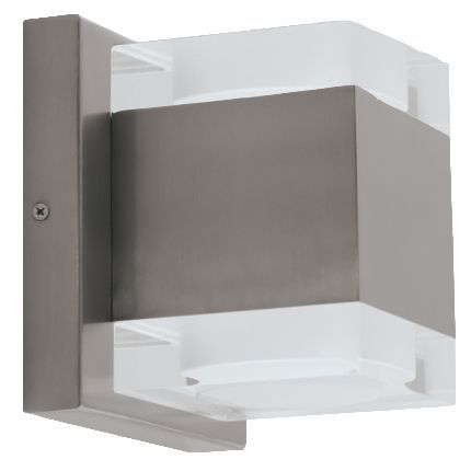 Westgate Mfg LRS Outdoor Wall Light, 20W, CCT Selectable, CRI90, TRIAC Dimming, Brushed Nickel, LRS-J-MCT-C90-BN
