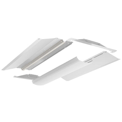 Westgate Mfg LED Door Frame Troffer Retrofit, 2X4, 50W, 4000K, 0-10V Dimmable, White, LRT-HL-2X4-50W-40K-D