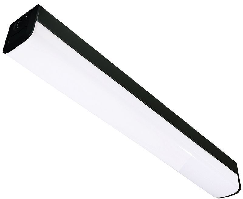 Westgate Mfg 2 Ft. Strip Light, 15/17/20/25W, CCT Selectable, 0-10V Dimming, Black, LSS-2FT-25W-MCTP-BK
