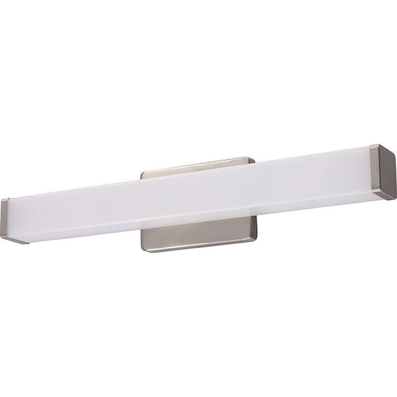Westgate Mfg LED Vanity Bath Bar, 12W, CCT Selectable, CRI90, TRIAC, 12 In., Brushed Nickel, LVF-18-MCT5-BN