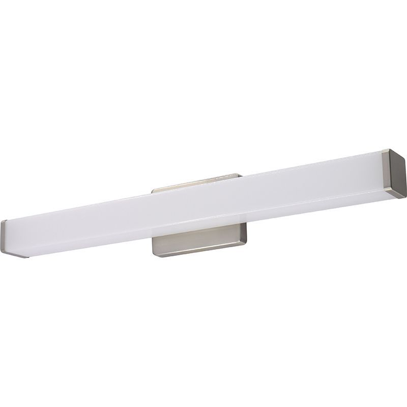 Westgate Mfg LED Vanity Bath Bar, 16W, CCT Selectable, CRI90, TRIAC, 12 In., Brushed Nickel, LVF-24-MCT5-BN