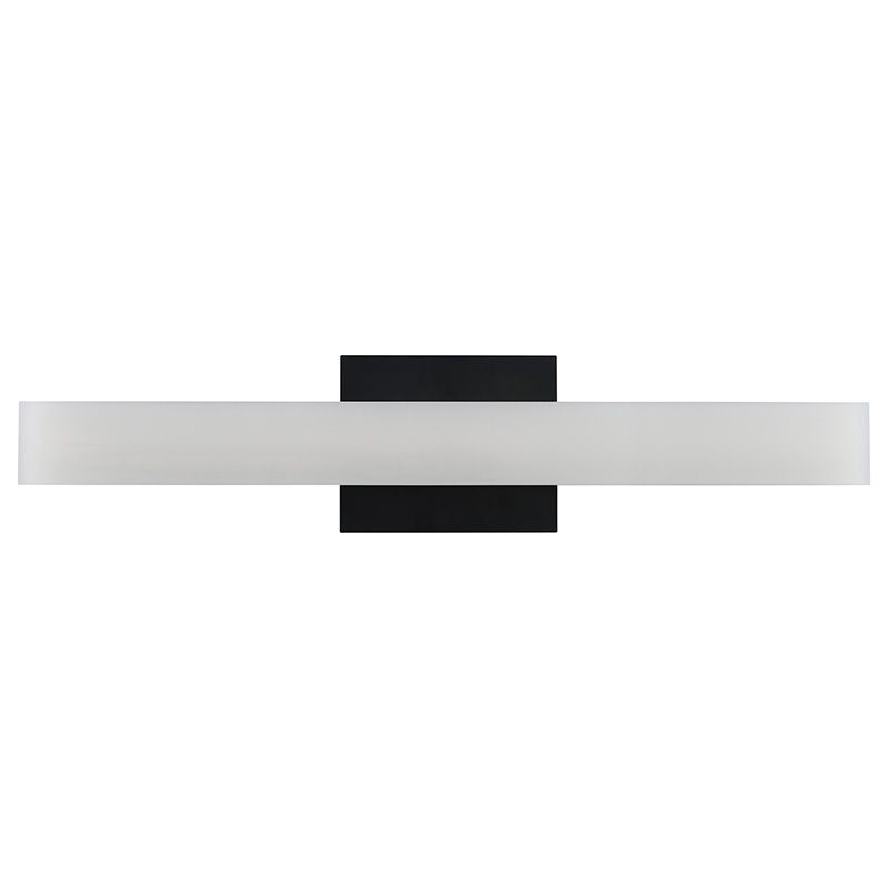 Westgate Mfg LVJ Architectural Vanity, 24 In., 24W, CCT Selectable, TRIAC Dimming, Black, LVJ-24-MCT5-BK