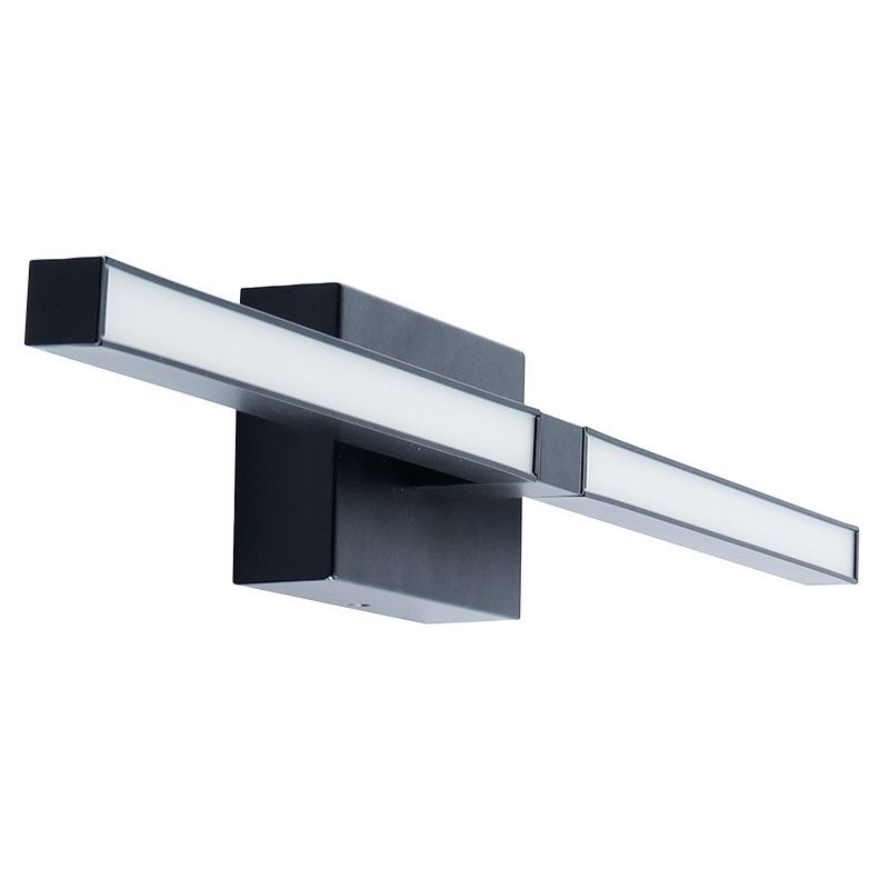 Westgate Mfg LVS Rotatable Slim Vanity, 24 In., 20W, CCT Selectable, CRI90, TRIAC Dimming, Matte Black, LVS-24-MCT5-BK