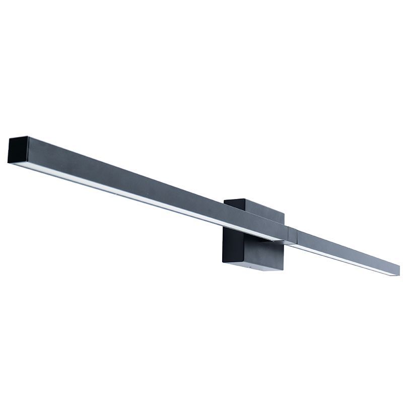 Westgate Mfg LVS Rotatable Slim Vanity, 48 In., 40W, CCT Selectable, CRI90, TRIAC Dimming, Matte Black, LVS-48-MCT5-BK