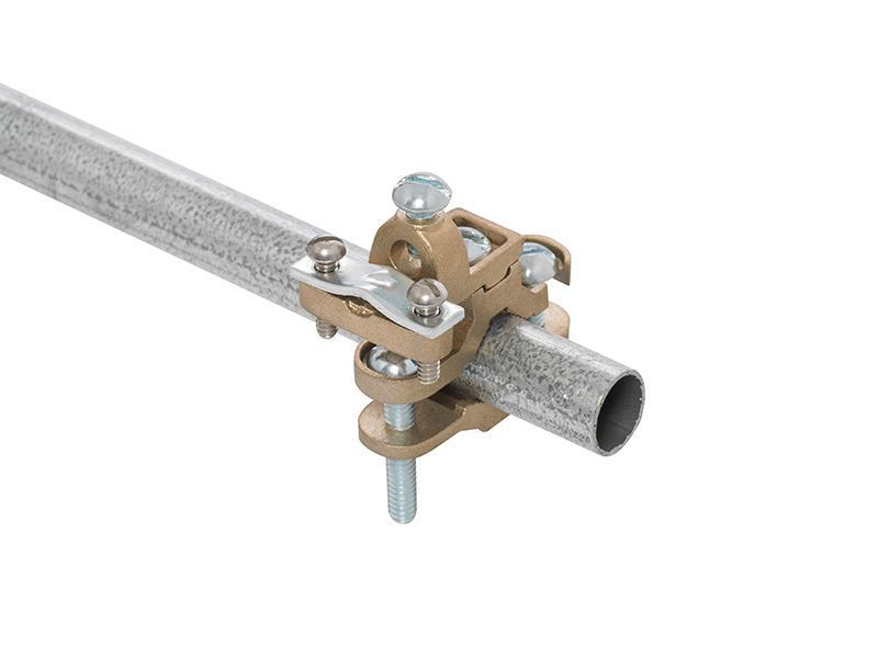 Westgate Mfg Armored Ground Clamp, Trade Size 1/2–1 In., Wire Size 4–8, MVP98
