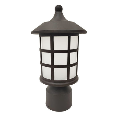 Westgate Mfg PML-V Pier-Mount Light, 12W, CCT Selectable, TRIAC Dimming, Oil-Rubbed Bronze, PML-V-MCT-ORB