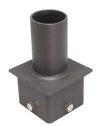 Westgate Mfg Square Single Vertical Tenon, 3 In., Bronze, PSS3SVTZ