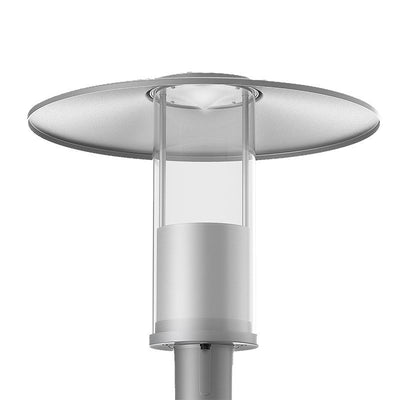 Westgate Mfg Top-Hat Garden Post-Top Light, 12/20/30/40W, CCT Selectable, 0-10V Dimming, Grey, GPH-12-40W-MCTP-GY